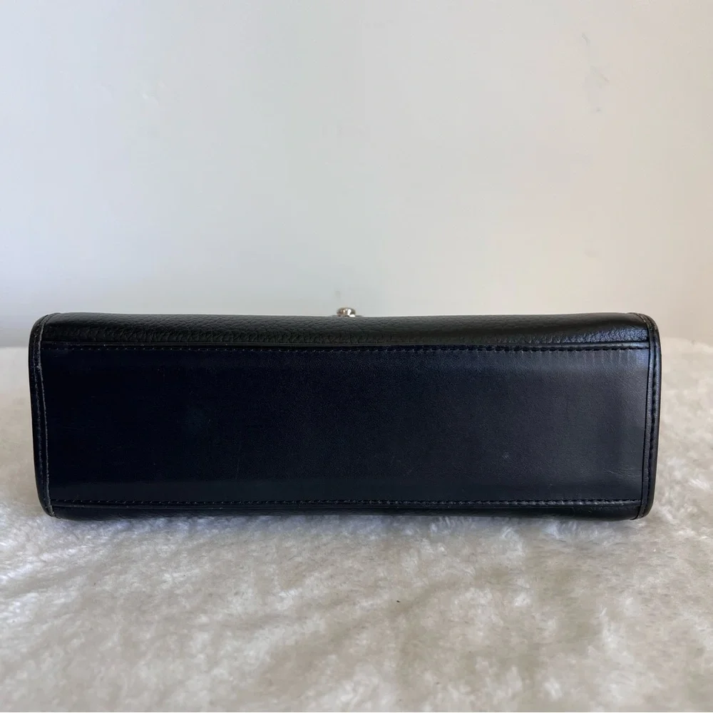 Burberry Leather Satchel Top handle Two Way Bag - Picture 11 of 16